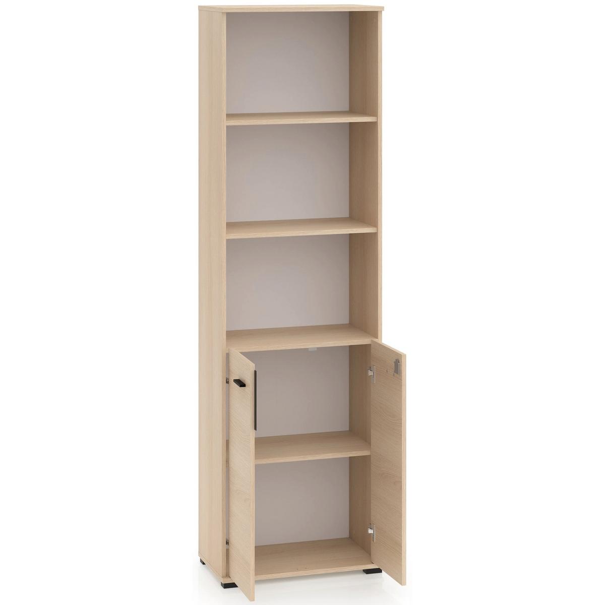 STANDREGAL Odelis 60 cm - Beige/Schwarz, Holzwerkstoff/Kunststoff (60/203/33.7cm) - Selsey