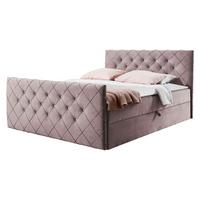 BOXBETT Malaga - H3 - Violett, Holz (160/200cm) - MIRJAN24