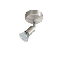 DECKENSTRAHLER Leorix 8/10.5/7.7 cm - Alufarben, Metall (7.7/8/10.5cm) - ZMH