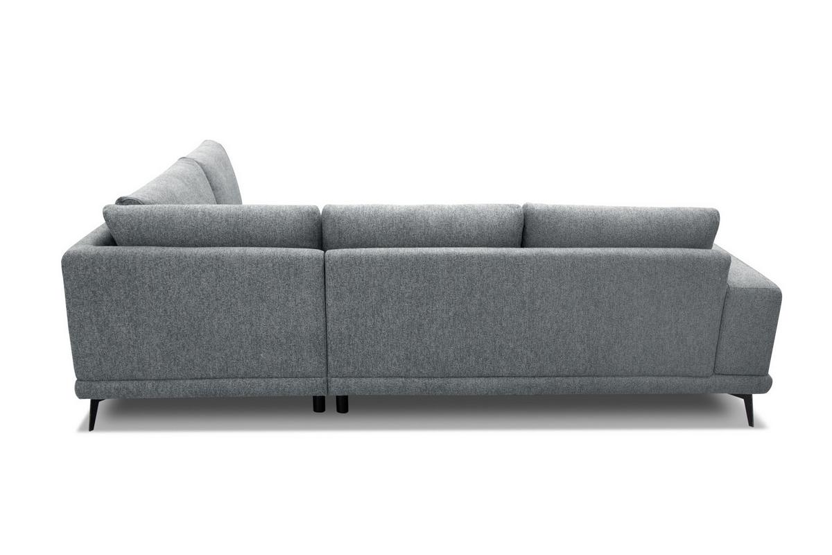 ECKSOFA MEDIOLANE 5-Sitzer, grau - Grau, Holzwerkstoff/Textil (282/219cm) - Wozimo