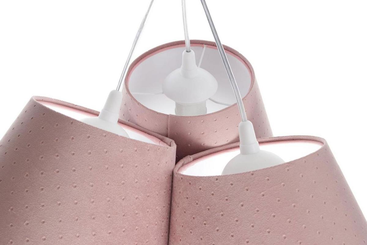 HÄNGELEUCHTE Rosa 26/19 cm - Pink, Kunststoff (26/0.8/19cm) - ONZENO