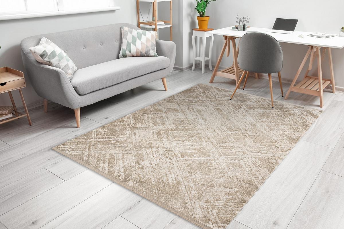 TEPPICH Duke 80/150 cm - Beige, Textil (80/150cm) - rugsX