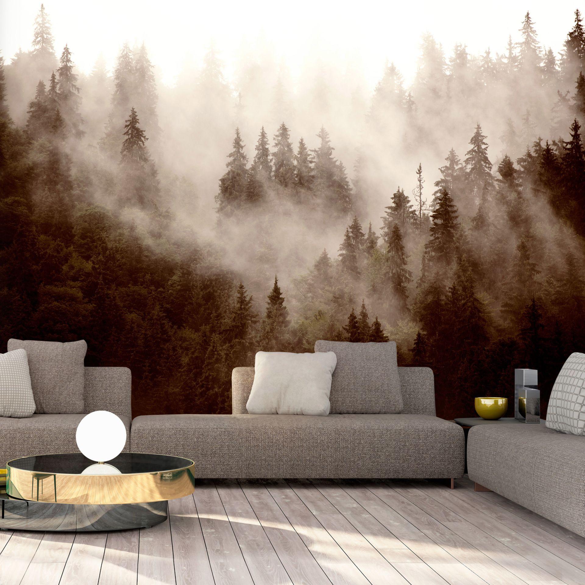 SELBSTKLEBENDE FOTOTAPETE 294/210 cm - Braun, Kunststoff/Textil (294/1cm) - KUNSTLOFT