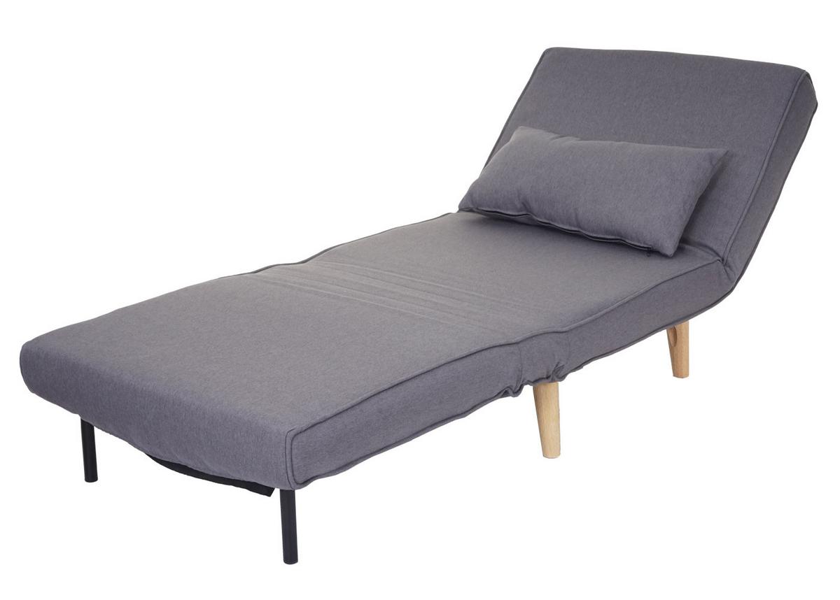 SCHLAFSESSEL Hellgrau - Hellgrau, Textil (75/77/70cm) - MCW