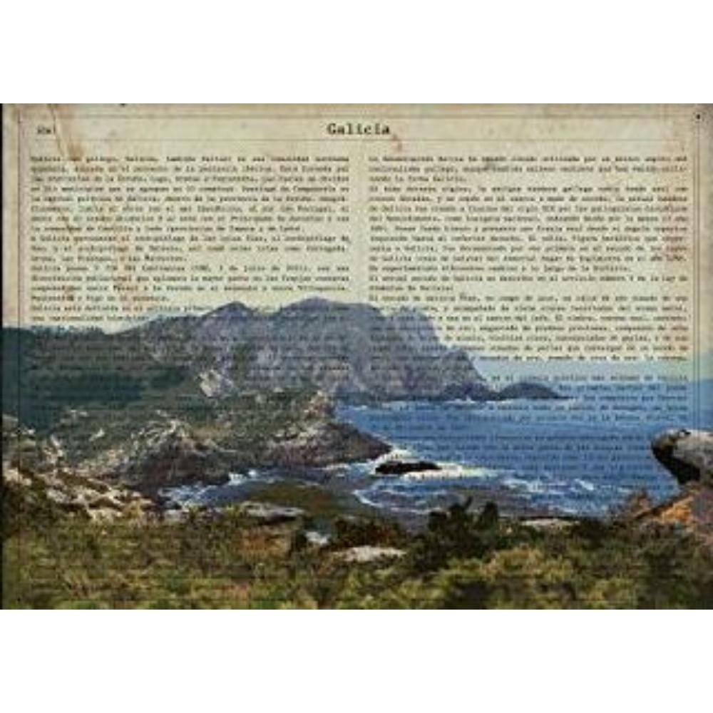 POSTER Vintage Von Galicien A4 Rahmenlos - Klar, Papier (29.7/5/21cm) - Nacnic