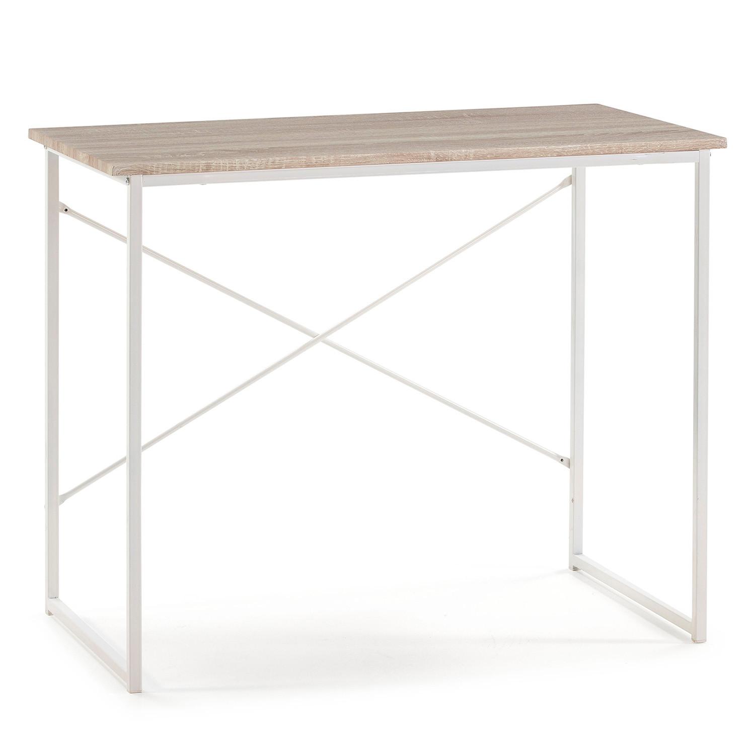 SCHREIBTISCH 90/50/74 Caceres Weiß - Weiß, Holzwerkstoff (50/90/74cm) - VS Venta-stock