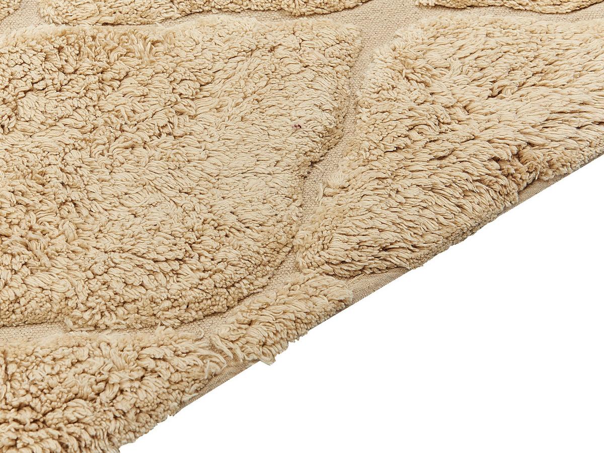 KURZFLOR-TEPPICH Sanliurfa 200/140 cm - Beige, Textil (140/200cm) - Beliani