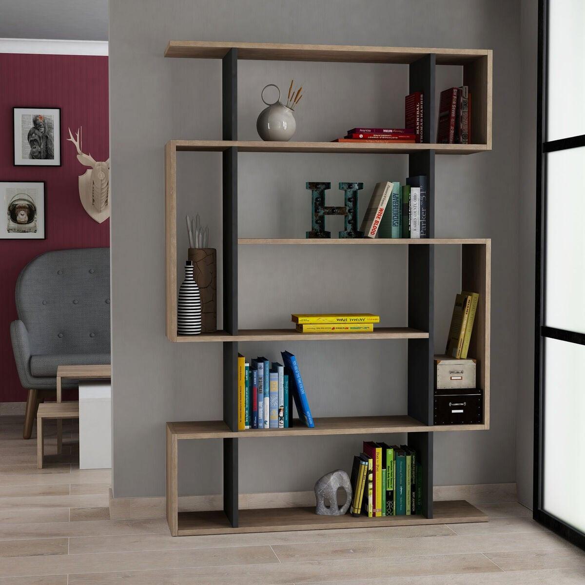 BÜCHERREGAL Mito - 108/25/161 cm - Eichefarben, Holzwerkstoff (25/161/31cm) - Calicosy