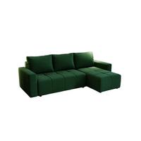 ECKSOFA Noha In Kronos - Grün, Holzwerkstoff/Textil (231/142cm) - Fun Möbel
