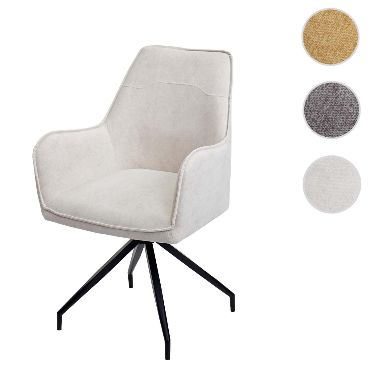 ESSZIMMERSTUHL Cremeweiß - Beige/Weiß, Textil (59/91/60cm) - MCW