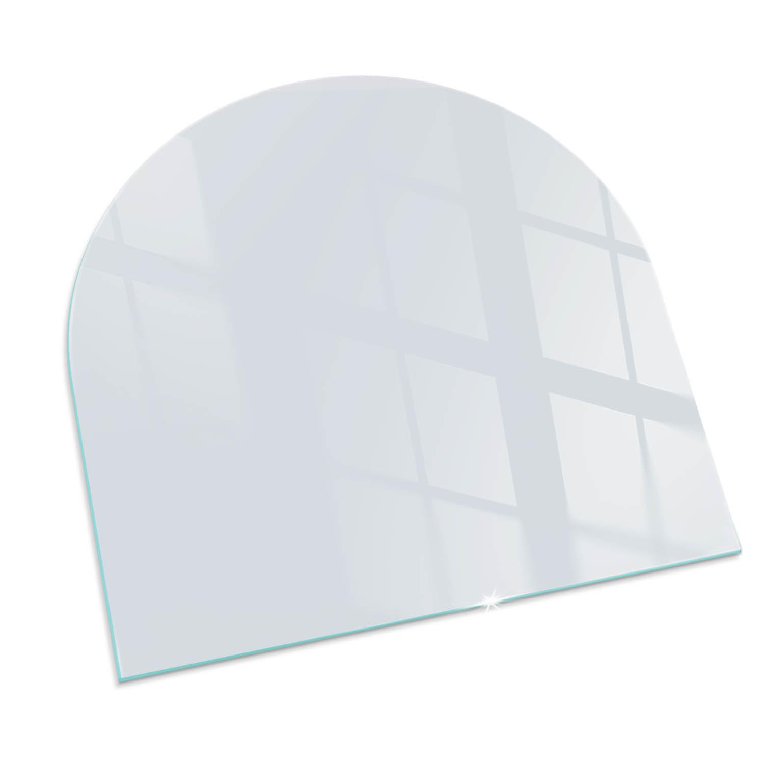 GLASPLATTE für Kamin 100x100 cm - Grau, Glas (100/100/0.4cm) - TULUP