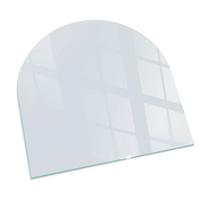 GLASPLATTE für Kamin 100x100 cm - Grau, Glas (100/100/0.4cm) - TULUP