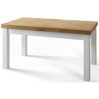 RECHTECKIGER Esstisch Ausziehbar – Moderner Wohnzimmertisch Küchentisch und Esszimmertisch – Tisch mit Holzbeinen, Maßen von 170 – 250 cm – Lancelot - Beige/Weiß, Holzwerkstoff (170/90/78cm) - Alpi-Möbel