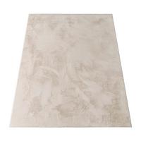 KURZFLORTEPPICH, einfarbig, aus Polyester, Creme, 120 x 160 cm - Beige, Textil (160/120cm) - KADIMA DESIGN