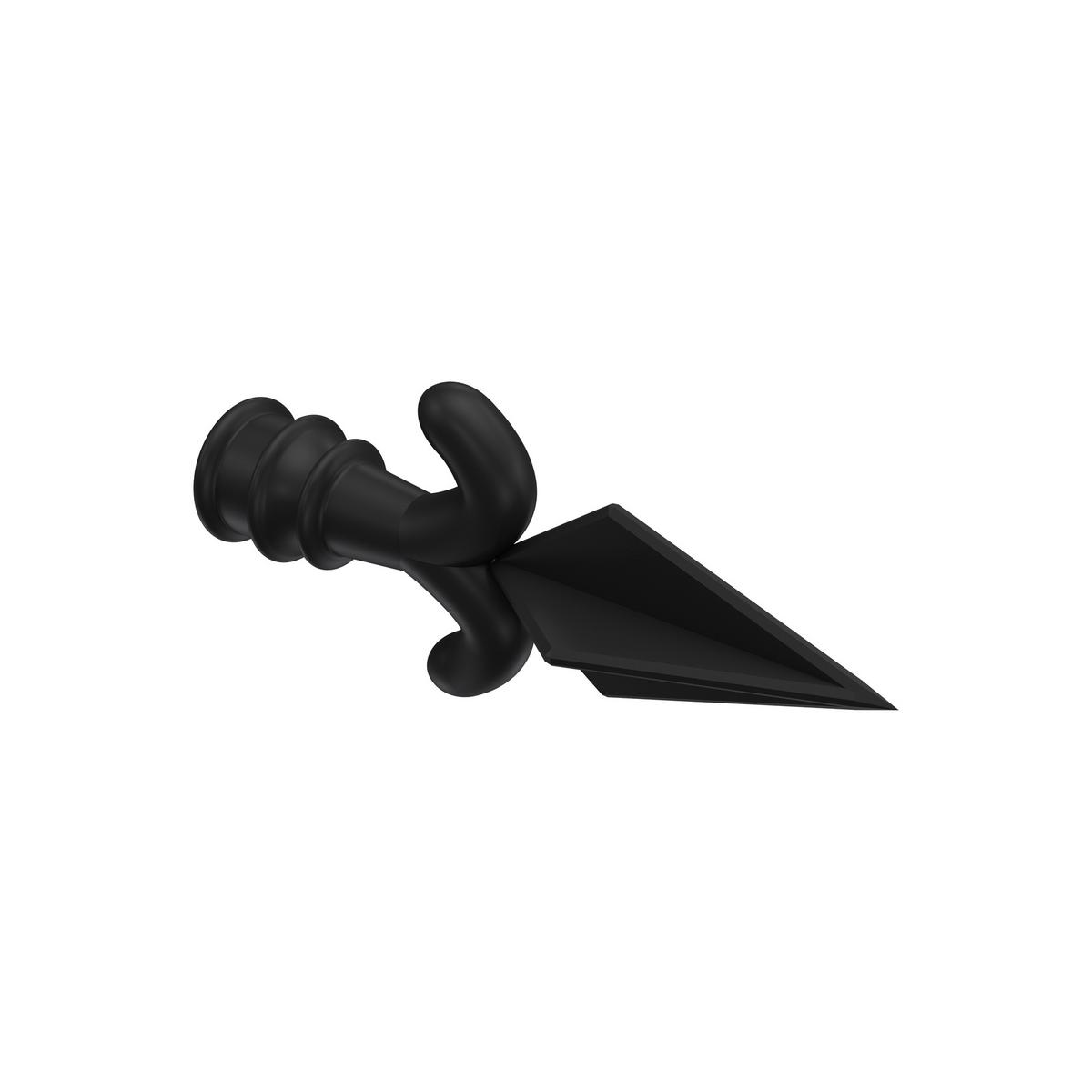 GARDINENSTANGE Olymp Matteo 200 cm, 1-läufig, 16 mm Ø Schwarz - Schwarz, Metall (200cm) - INTERDECO