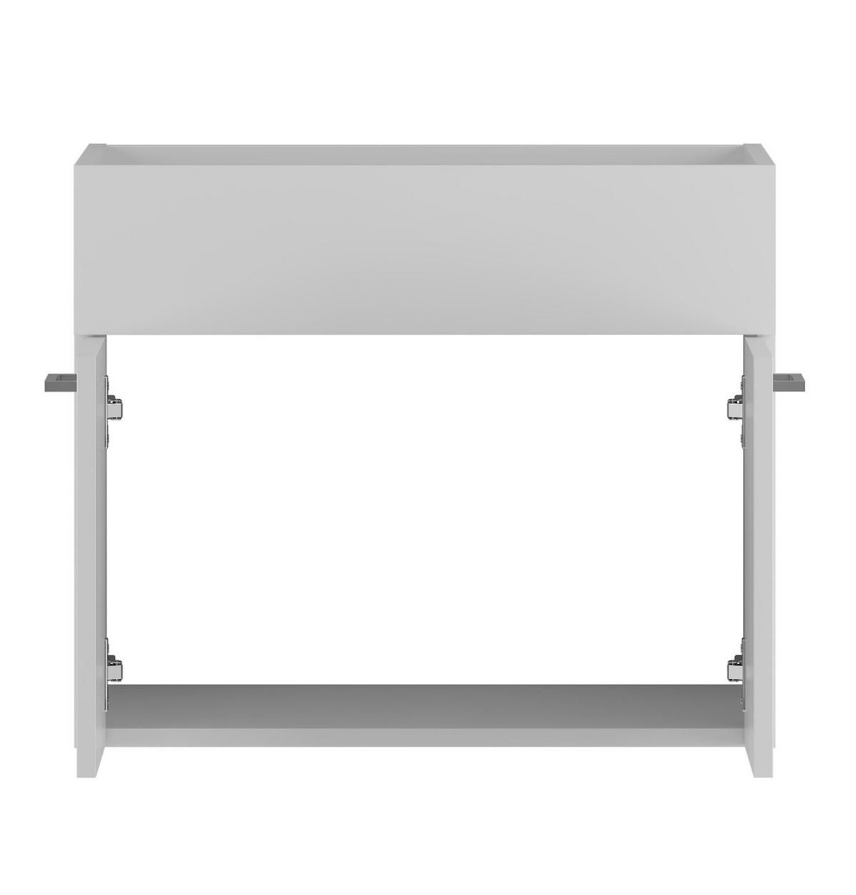 WASCHBECKENUNTERSCHRANK Colorado 2 Schubladen Weiß Matt - 60 x 46 x 52 cm - Weiß, Holz (60/52/46cm) - Badplaats