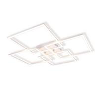 LED-DECKENLEUCHTE Wolkenbruch 72.4/7.3/72.4 cm - Weiß, Metall (72.4/72.4/7.3cm) - ZMH