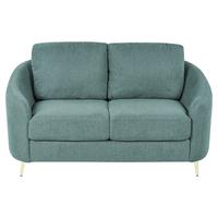 2-SITZER-SOFA Polsterbezug Mintgrün Trosa - Mintgrün, Textil (153/88/86cm) - Beliani