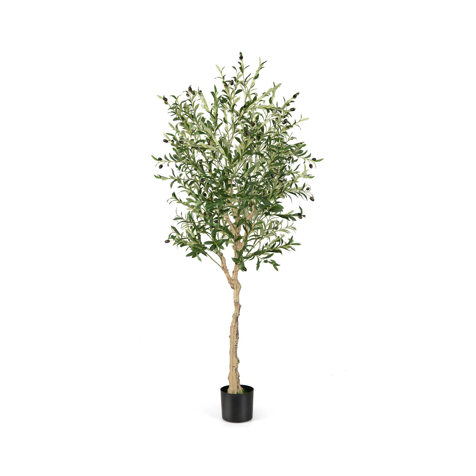 OLIVENBÄUME Künstliche 182 cm Grün - Grün, Kunststoff (182cm) - COSTWAY