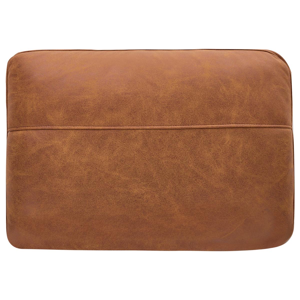 SESSEL Kunstleder Braun Sovik - Braun, Kunststoff/Metall (95/72/87cm) - Beliani
