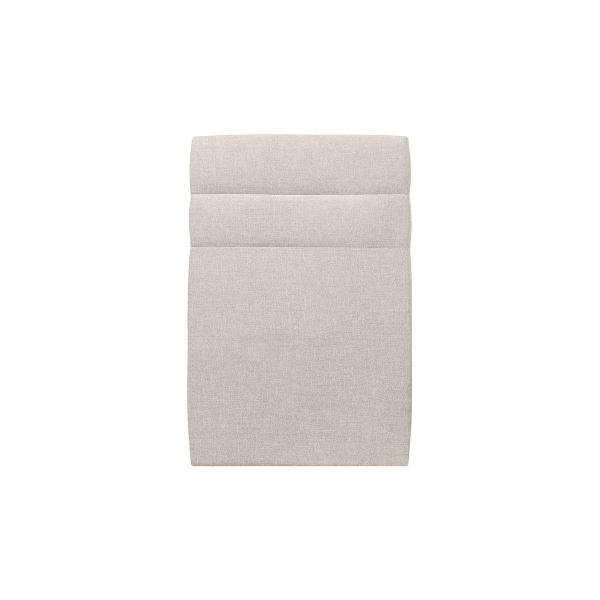 KOPFTEIL Modell Linien – Hellbeiger Stoff 90 cm - Beige, Karton/Holz (90/120/10cm) - Sommeil de Plomb