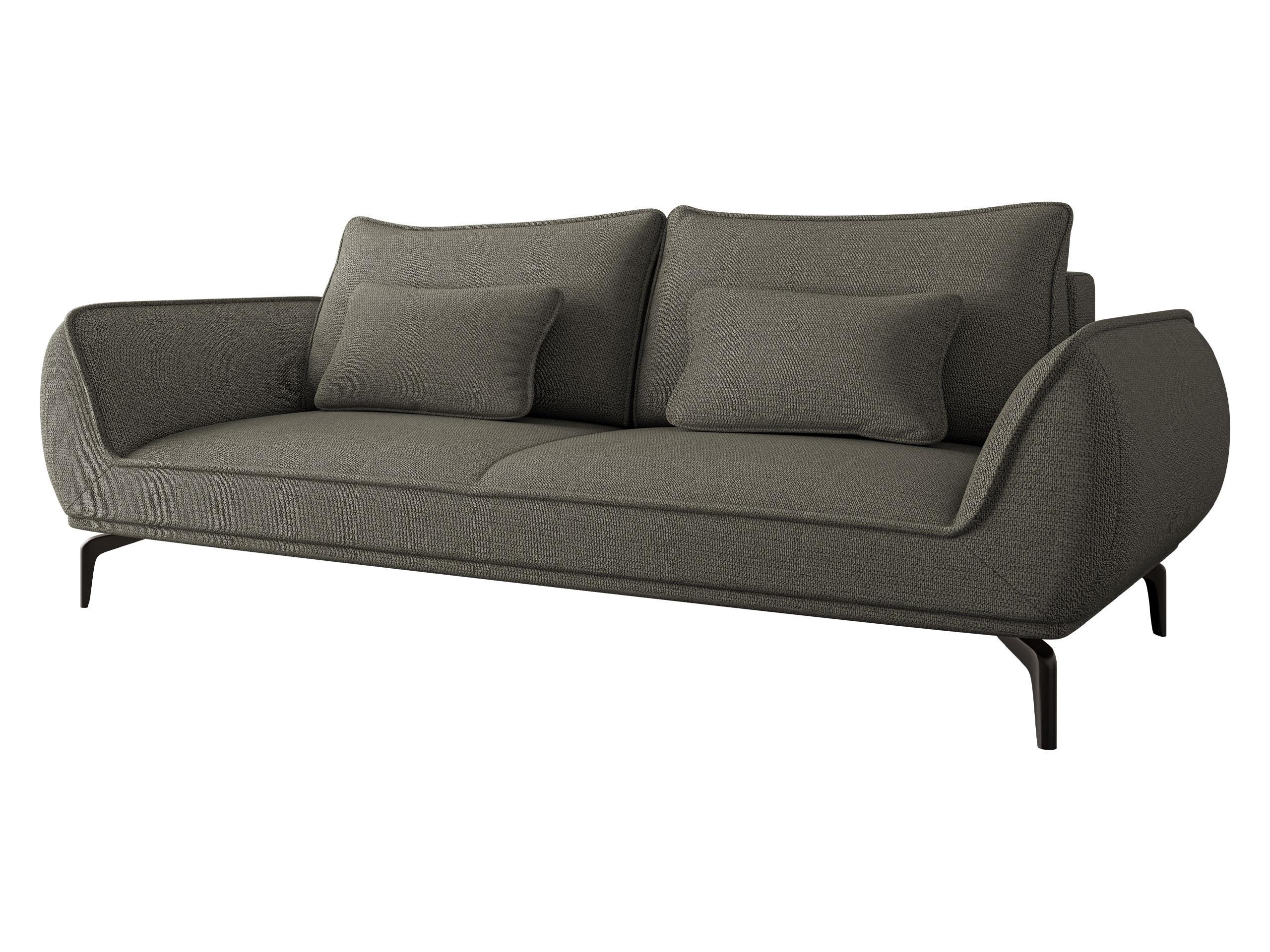SCHLAFSOFA Cavo 3R - Dunkelgrau/Schwarz, Holz/Textil (249/86/118cm) - MIRJAN24