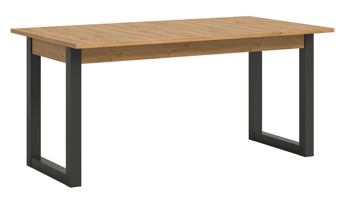 ESSTISCH Eiche, grau 150 - 190 cm, Küchentisch ausziehbar - Eiche Artisan/Grau, Holzwerkstoff (150/90/76cm) - Inn.Furn