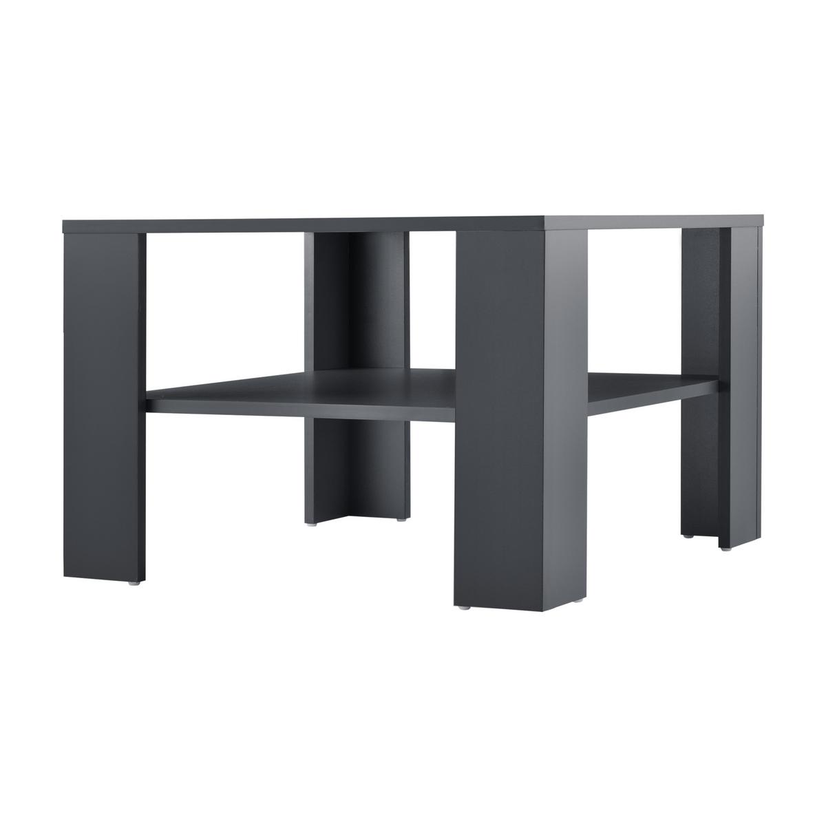 COUCHTISCH Aachen 60/60/40 - Grau, Holzwerkstoff (60/60/40cm) - [en.casa]