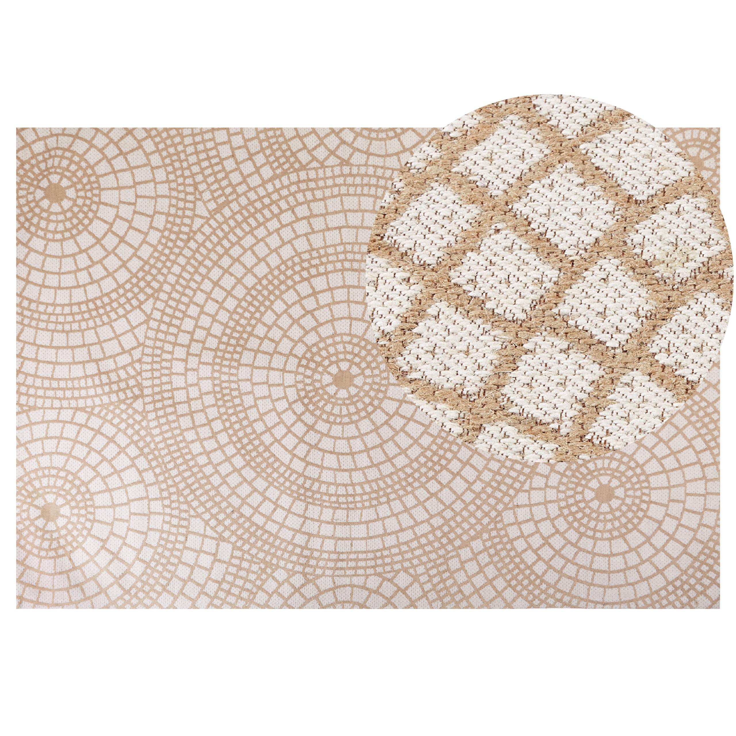 TEPPICH geflochten Ariba 300/200 cm - Beige, Naturmaterialien (200/300cm) - Beliani