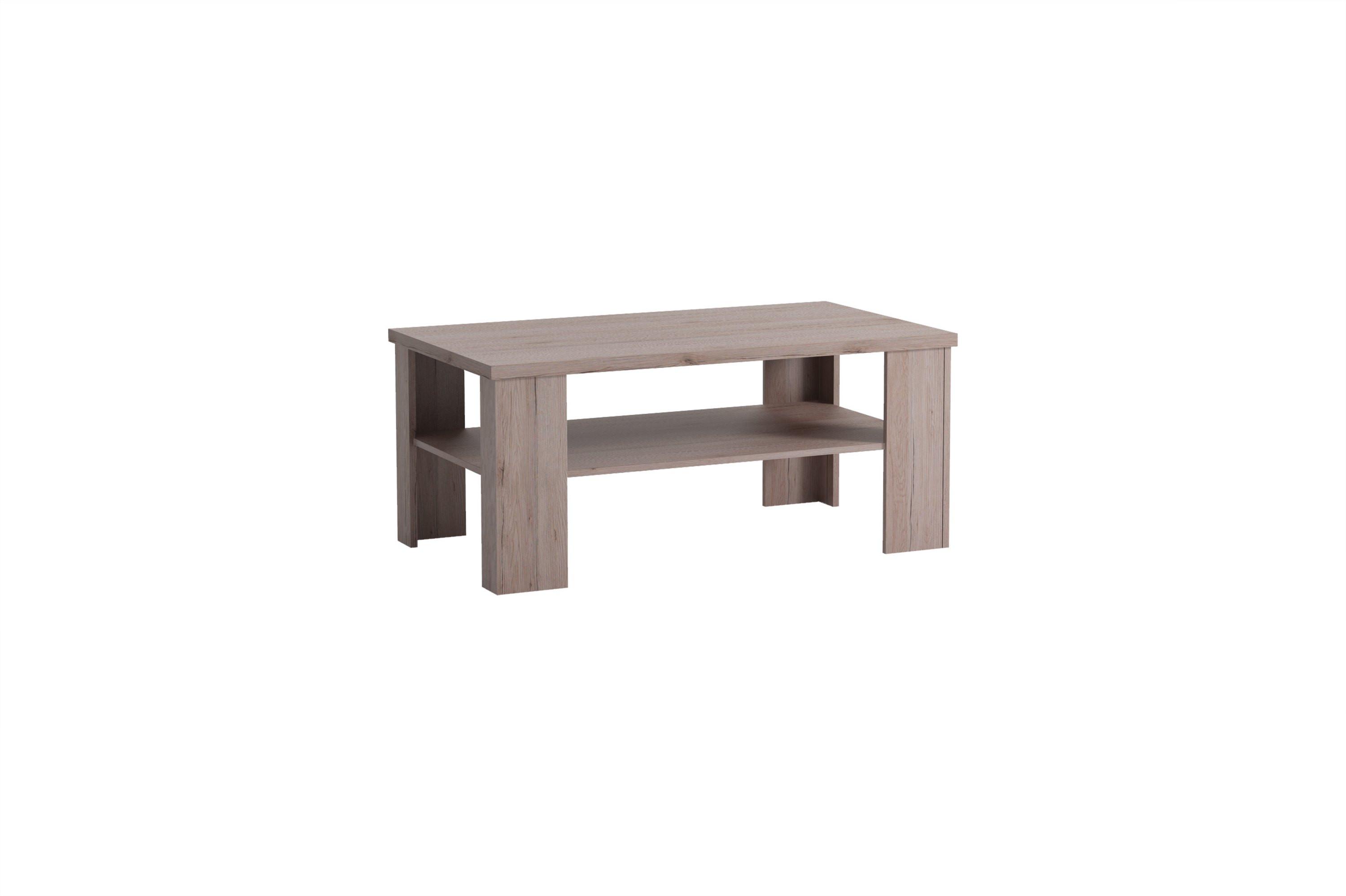 COUCHTISCH LIVORNO 120 cm Eichefarben - Eichefarben, Holzwerkstoff (55/120/60cm) - MASSENO