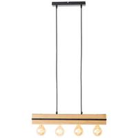 PENDELLEUCHTE Benny 99685/76 - Schwarz, Metall (60/60/120cm) - Brilliant