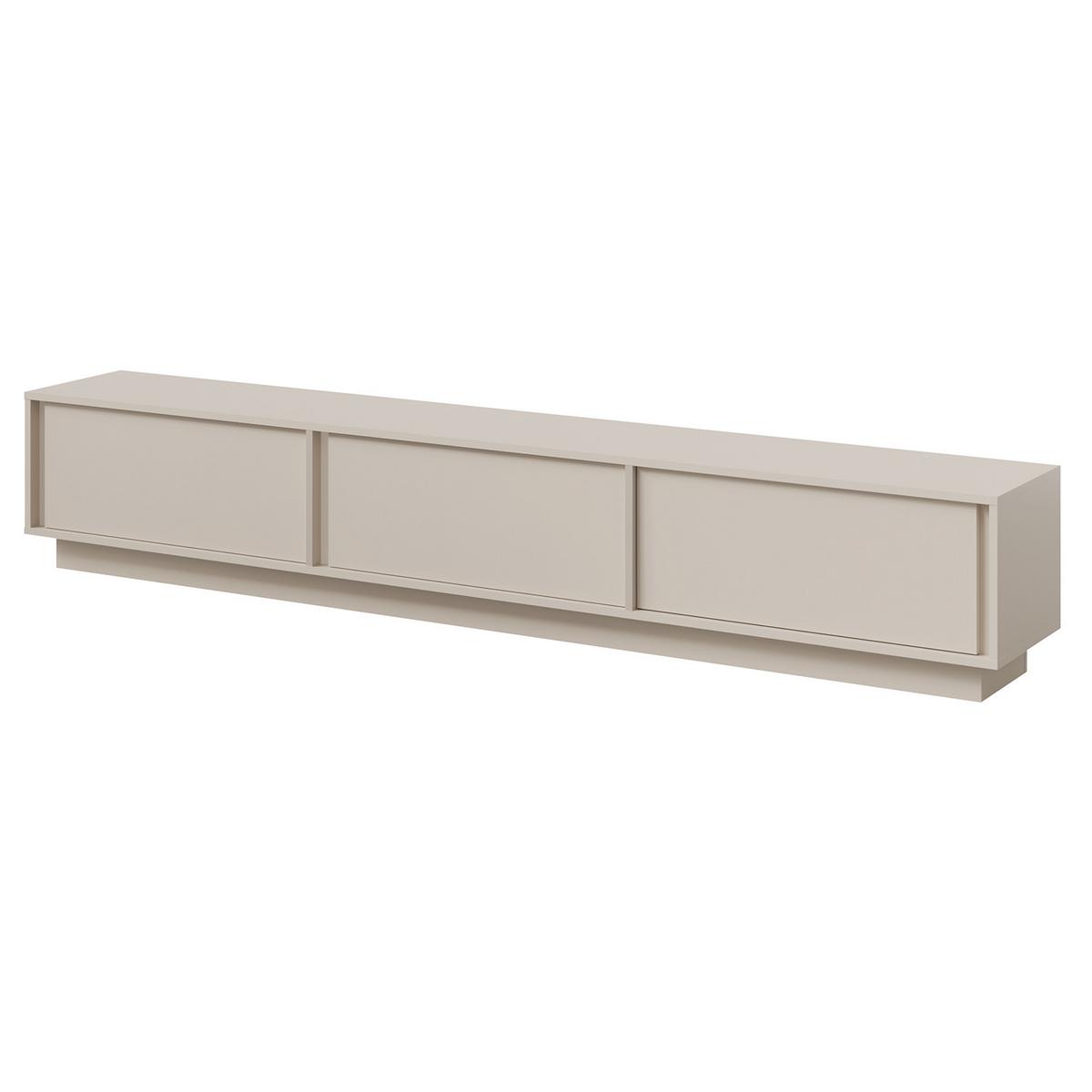 WOHNWAND Vero 2-teilig Wohnzimmer-Set mit TV-Lowboard und Hochschrank, Kaschmir - Kaschmir, Holzwerkstoff (230/185/35cm) - Beautysofa