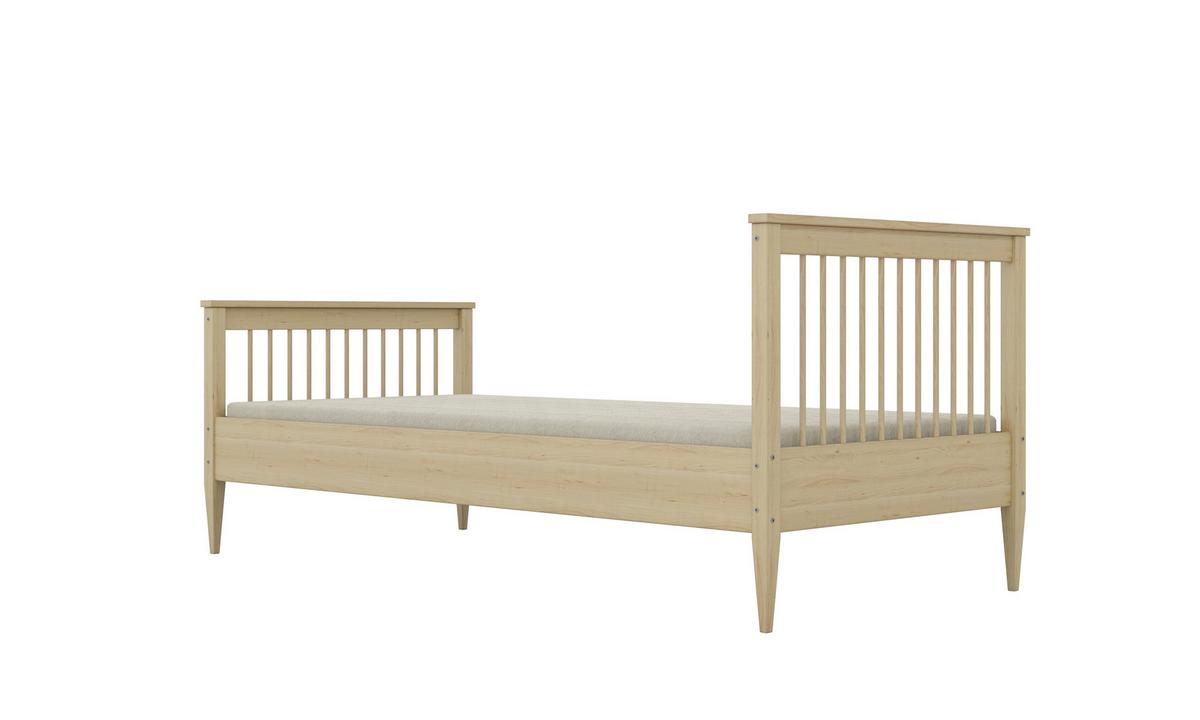 KINDERBETT Emili 80/90 -160/180/200 cm natur lackiert 80/180 - Sonoma Eiche, Holz (80/160cm) - RAUMHIRSCH FURNITURE