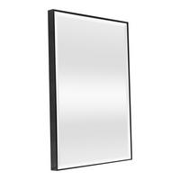 WANDSPIEGEL Novoli - Schwarz, Glas/Kunststoff (50/4/70cm) - [en.casa]