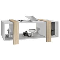 COUCHTISCH Ida Blenden in Eiche sägerau - Eiche San Remo, Holzwerkstoff (56.5/110.5/42cm) - Vladon