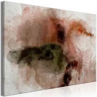 KUNSTDRUCK Braun 90/60 cm - Braun/Grau, Textil (90/60cm) - KUNSTLOFT