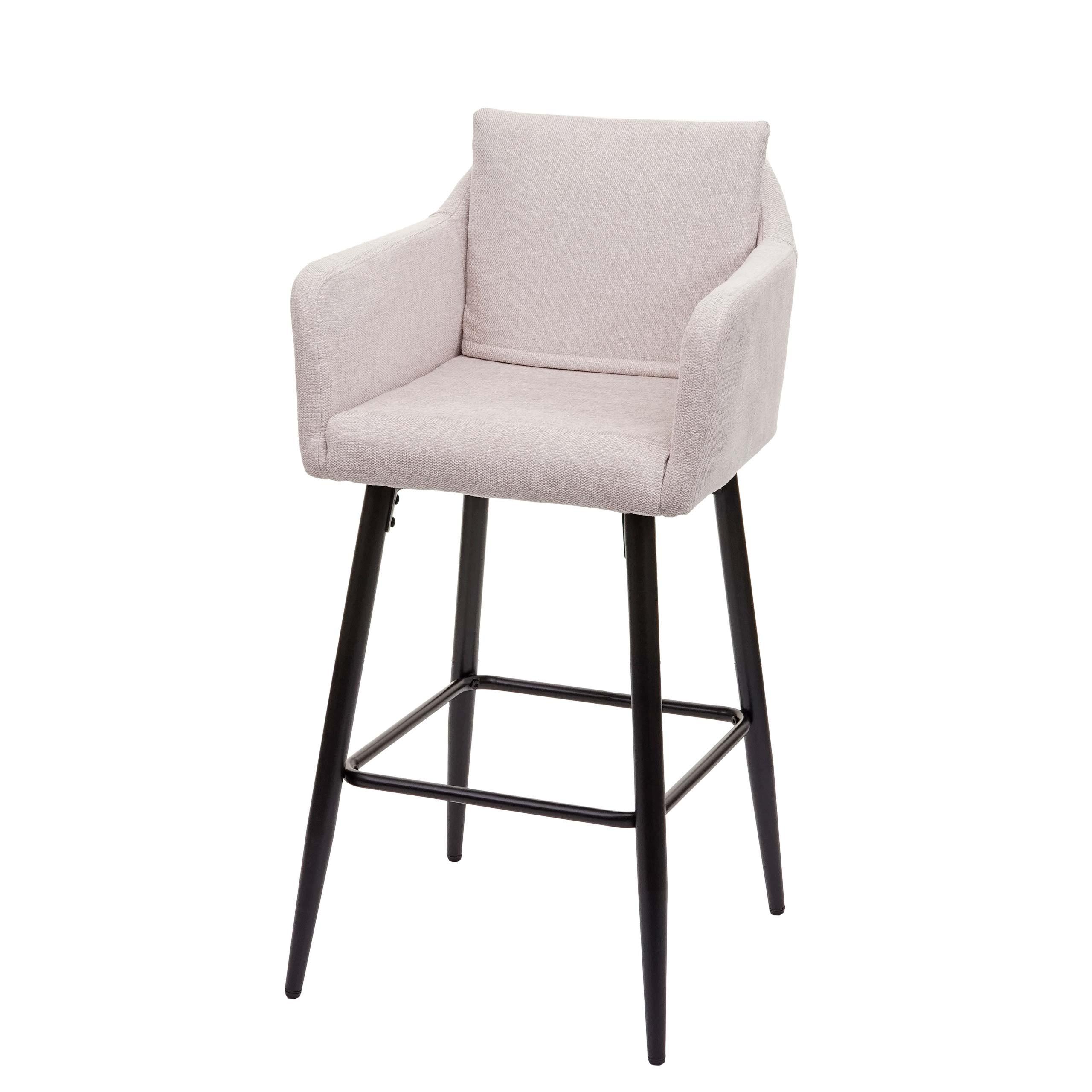 BARHOCKER Cremeweiß - Weiß, Textil (54/105/53cm) - MCW