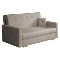 SCHLAFSOFA Viva Sonic III - Hellbraun/Schwarz, Holz/Textil (153/85/100cm) - MIRJAN24