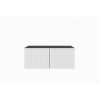 LOWBOARD VAREN 100/41/40 cm, Hängender TV-Schrank Anthrazit / Weiß - Anthrazit/Weiß, Holzwerkstoff (100/41/40cm) - MASSENO