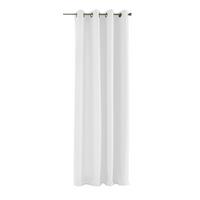VORHANG PALERMO HxB 225x140 cm Weiß - Weiß, Textil (140/225/1cm) - Gardinenbox