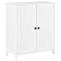 SCHUHSCHRANK Weiß Valcourt - Weiß, Holzwerkstoff (70/80/35cm) - Beliani
