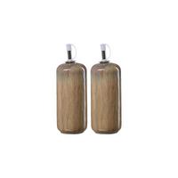 ESSIG- & ÖLFLASCHEN-SET Tortosa braun 400 ml 2-tlg. - Braun, Keramik (6.5/19/6.5cm) - Ritzenhoff Breker