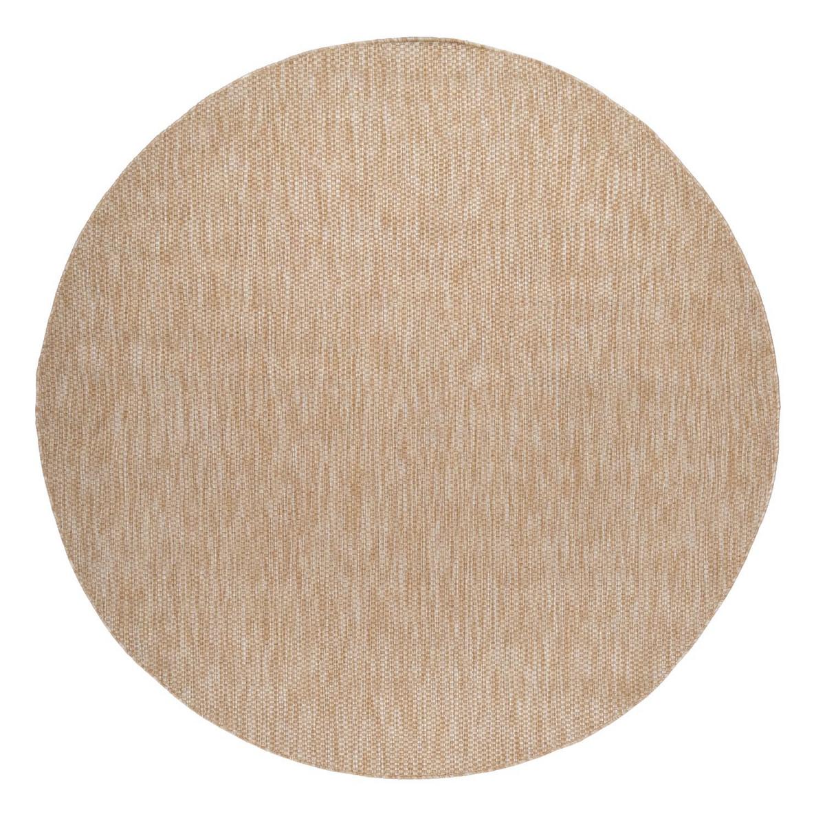 OUTDOORTEPPICH Beige Ø 160 cm - Beige, Kunststoff (160/160cm) - TT Home