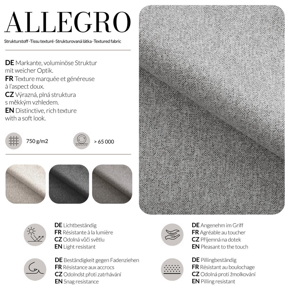 BOXSPRINGBETT Romeo mit elektrischer Matratzenverstellung, 160x200 cm, Grau - Grau, Textil (160/200cm) - Beautysofa
