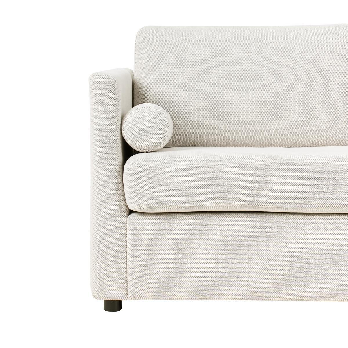 SCHLAFSOFA Stoff Cremeweiß Inkoo - Creme, Textil (177/81/90cm) - Beliani