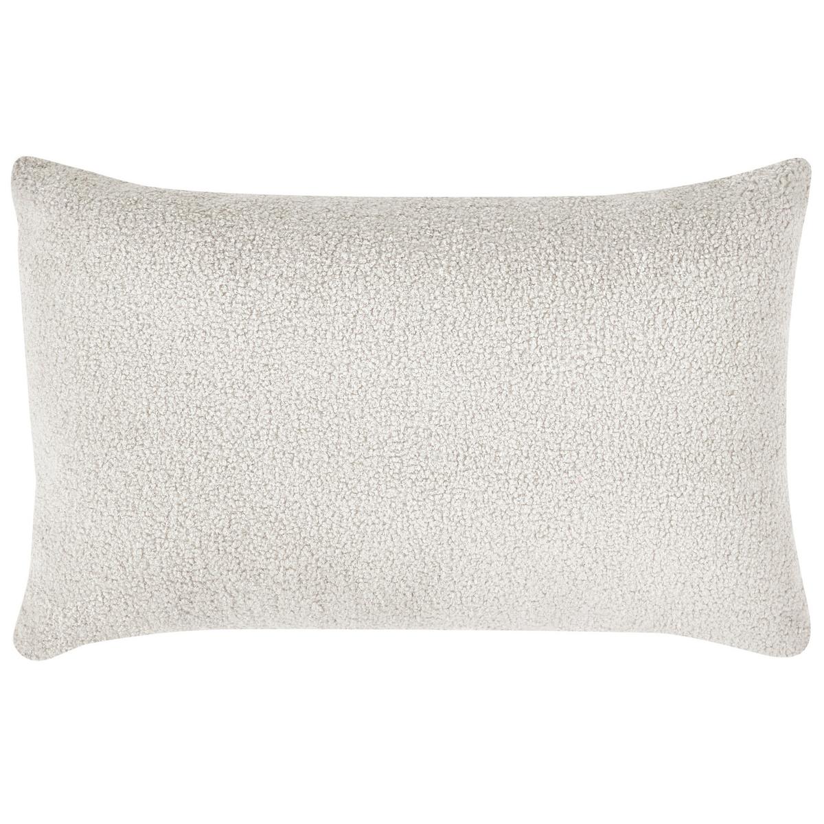 SESSELMODUL Bouclé Cremeweiß Axebo - Creme, Textil (70/93/94cm) - Beliani