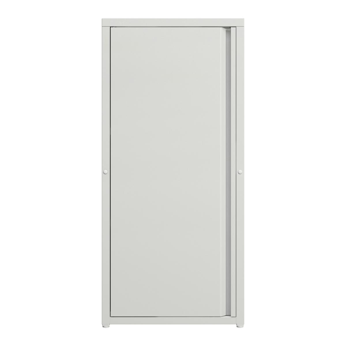 AKTENSCHRANK Burlöv - Weiß, Metall (40/88/35cm) - [en.casa]