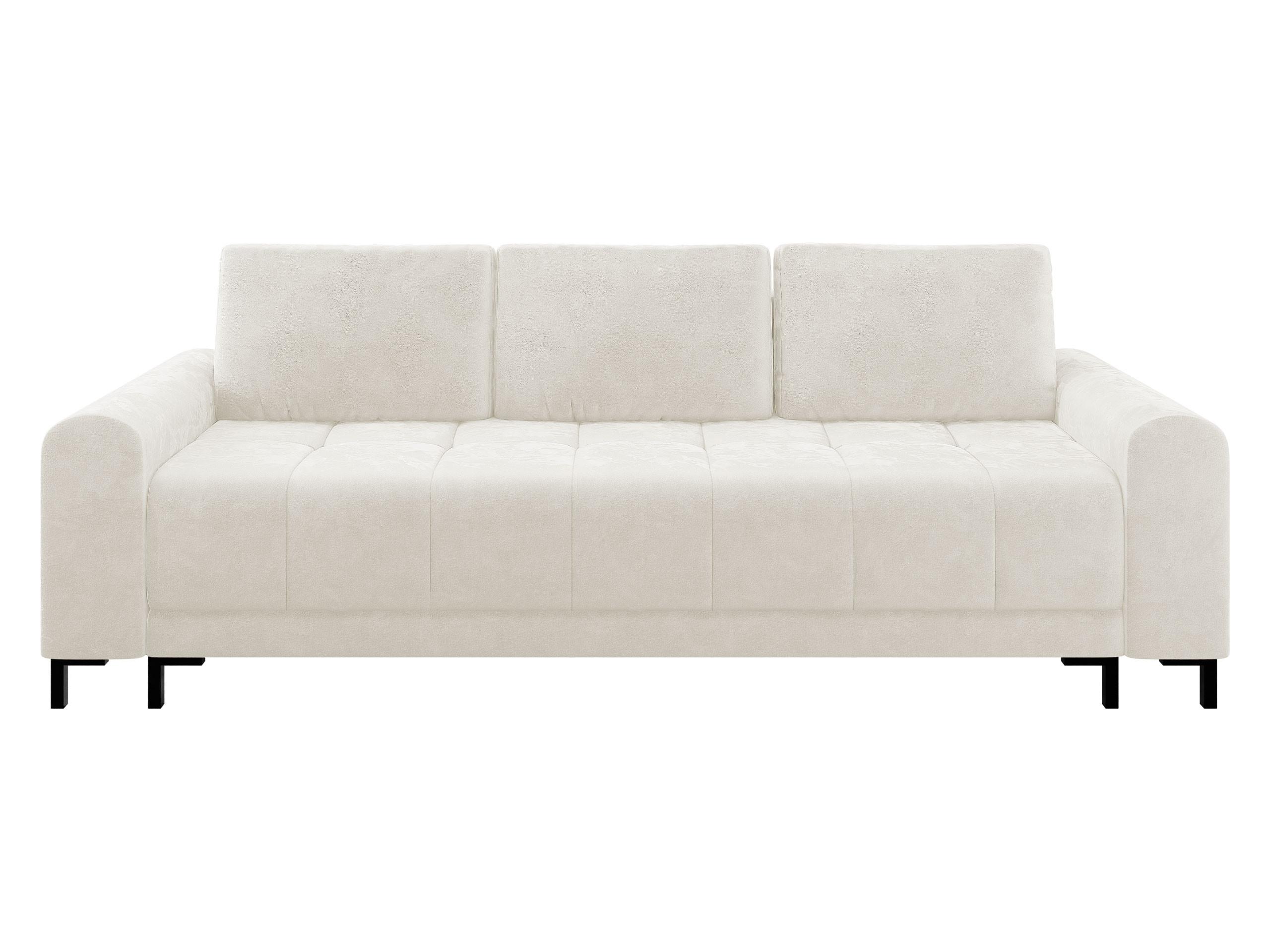 SCHLAFSOFA Aris - Creme/Schwarz, Holz/Textil (238/92/95cm) - MIRJAN24