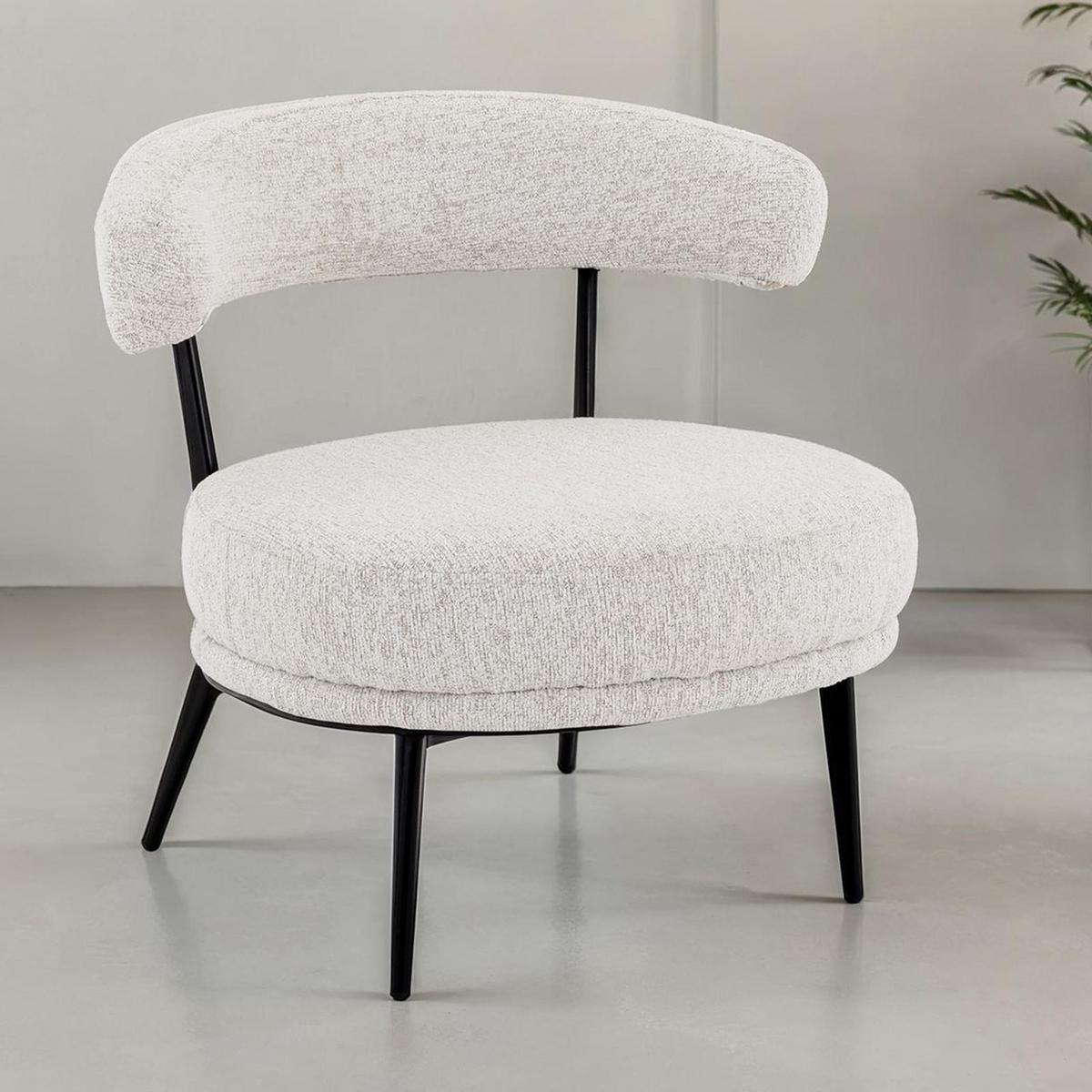LOUNGESESSEL MANAO - Beige, Textil (62/68/68cm) - IDIMEX