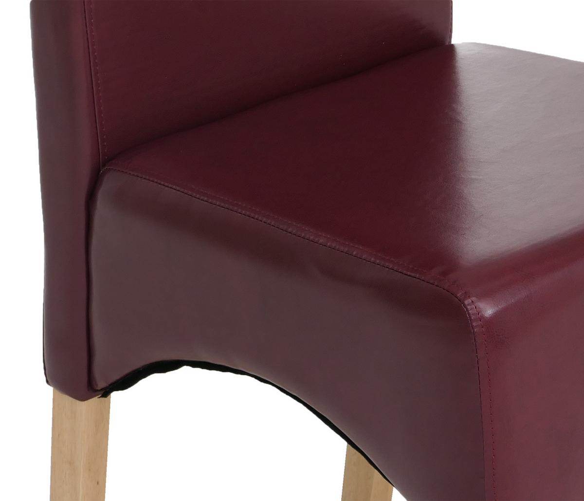ESSZIMMERSTUHL Rot 2er-Set - Rot, Holz (44/102/54cm) - MCW